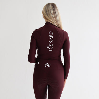 Timeless Collection Leggings – Cherry Noir