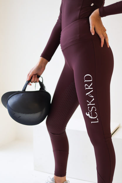 Timeless Collection Leggings – Cherry Noir